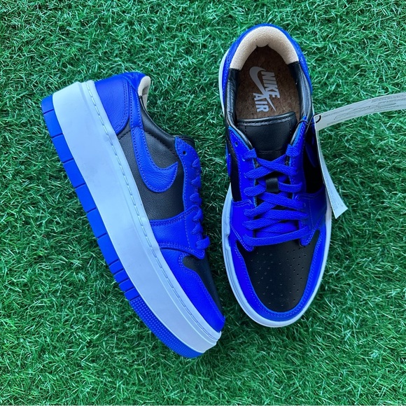 Nike Air Jordan 1 Elevate Low Black / Hyper Royal - Picture 3 of 9